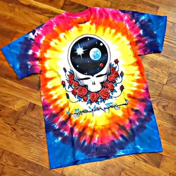 VINTAGE 90s GRATEFUL DEAD Tee Unisex Medium - Picture 2 of 7